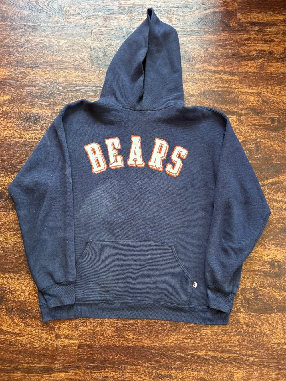 Vintage Russell Chicago Bears Navy Blue Sweatshirt